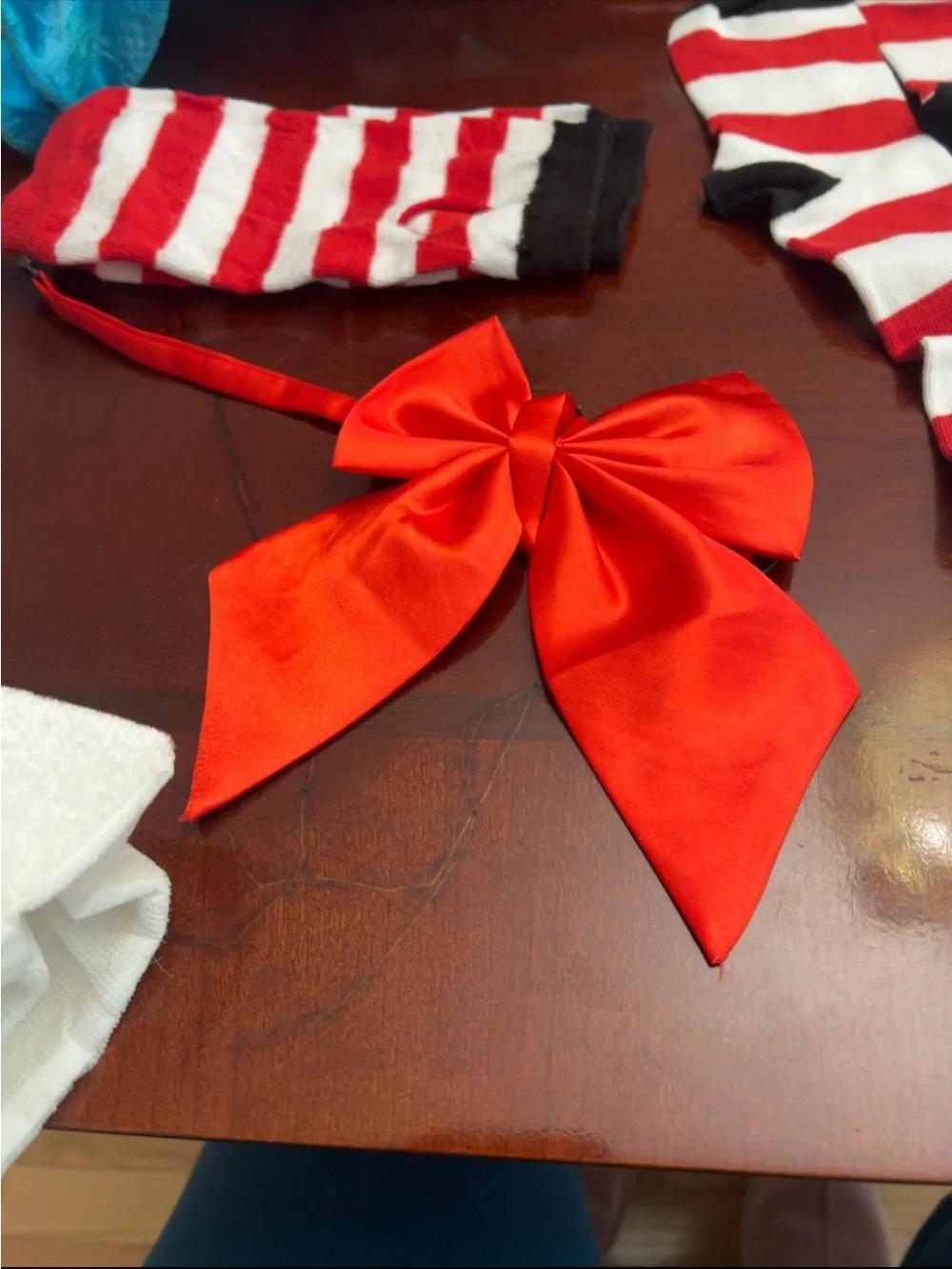 Dr. Seuss Black, White & Red Cat-Inspired Kids Costume Set